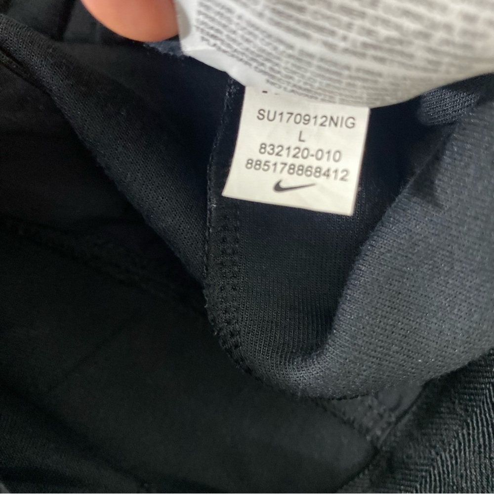Nike Sportswear Tech Fleece Jogger Mens Large Sweatpants Cropped 832120 Black - Picture 7 of 12
